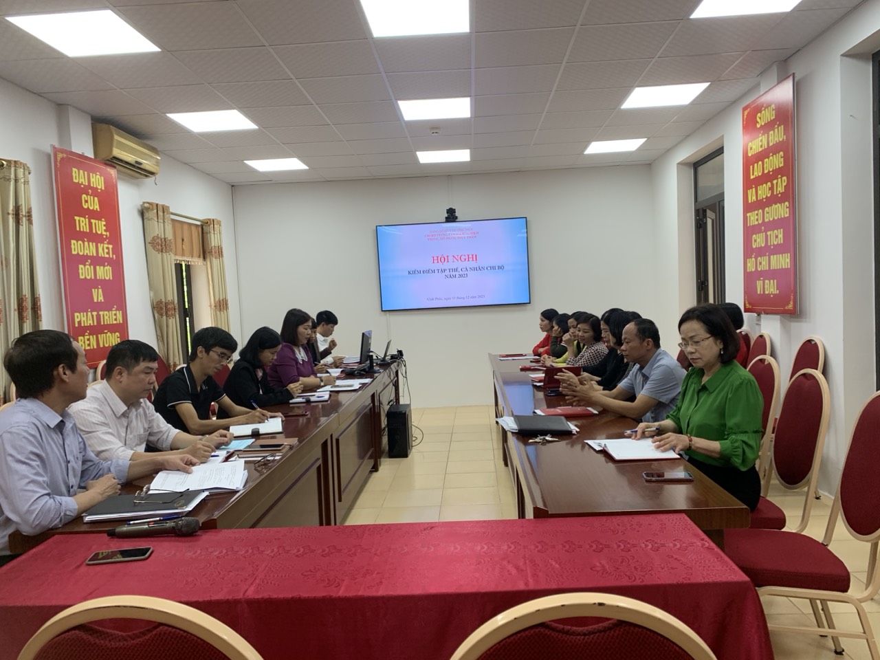 Hội nghị Kiểm điểm, đánh giá, xếp loại tập thể, cá nhân Đảng viên năm 2023