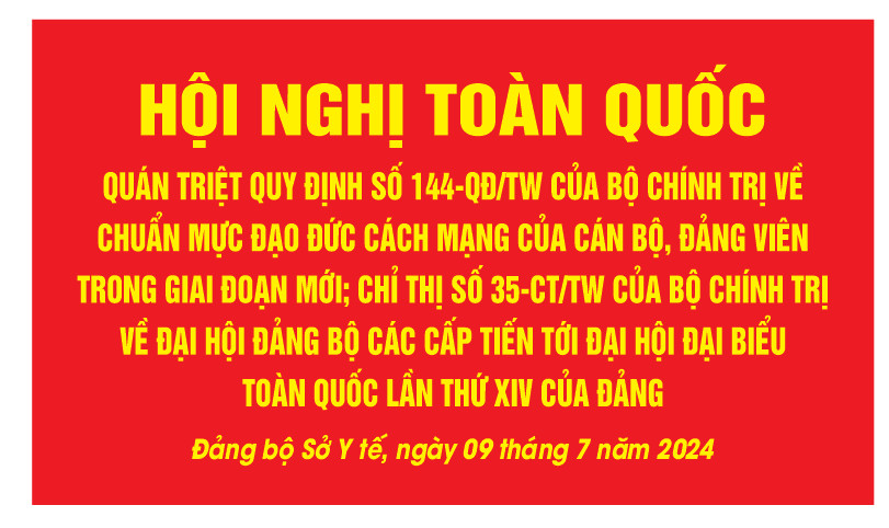 Tổ chức Hội nghị trực tuyến quán triệt Quy định số 144-NQ/TW và Chỉ thị số 35-CT/TW của Bộ Chính trị